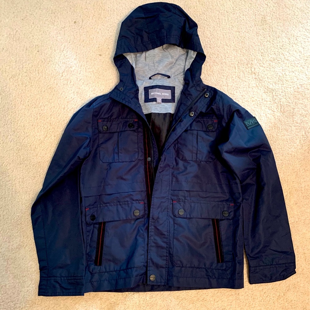 Boys Michael Kors jacket with hood size 14/16